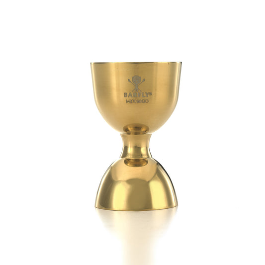 Barfly Straight Rim Bell Jigger - Gold