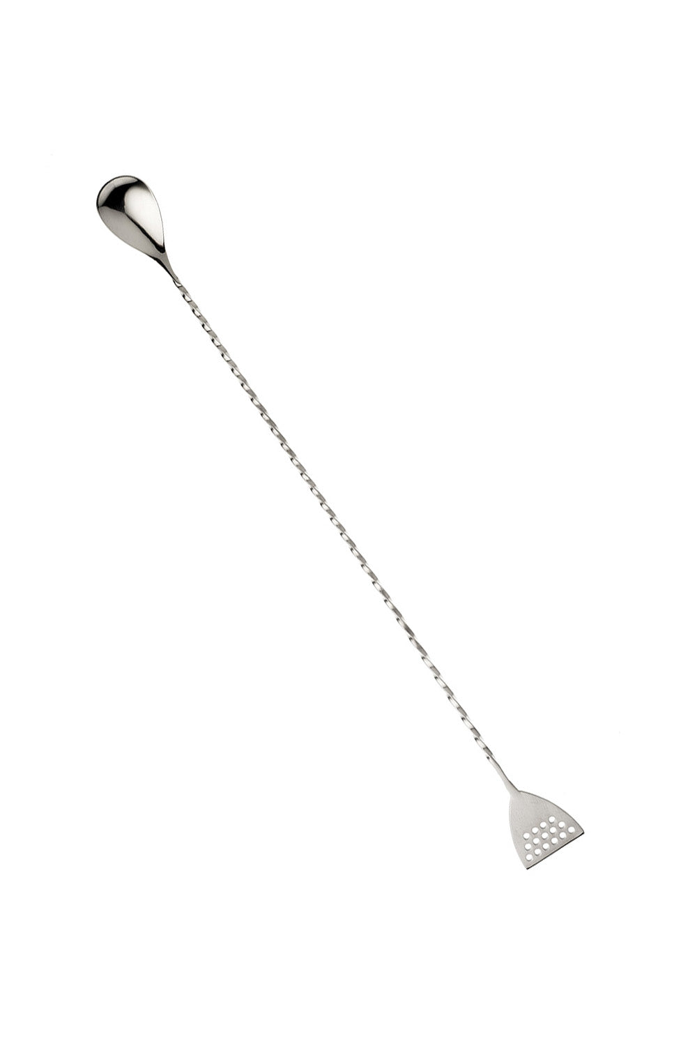 Barfly Spoon with Strainer - Silver